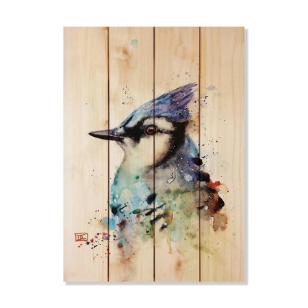 WILE E. WOOD 14 x 20 in. Crousers Big Blue Jay Wood Art DCBBJ-1420